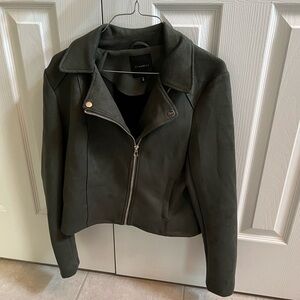 Faux suede jacket